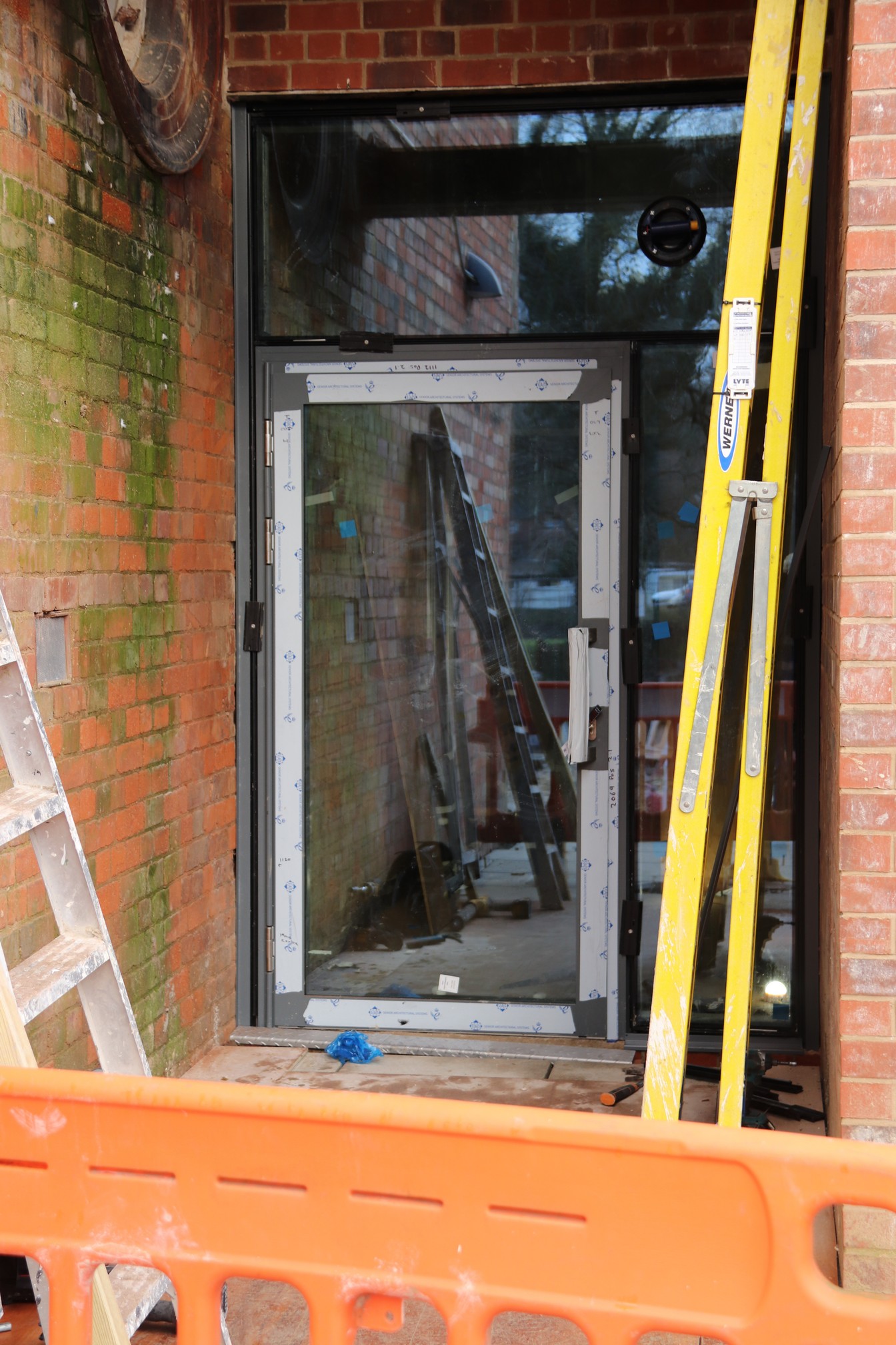 The new Garden Entrance is in place