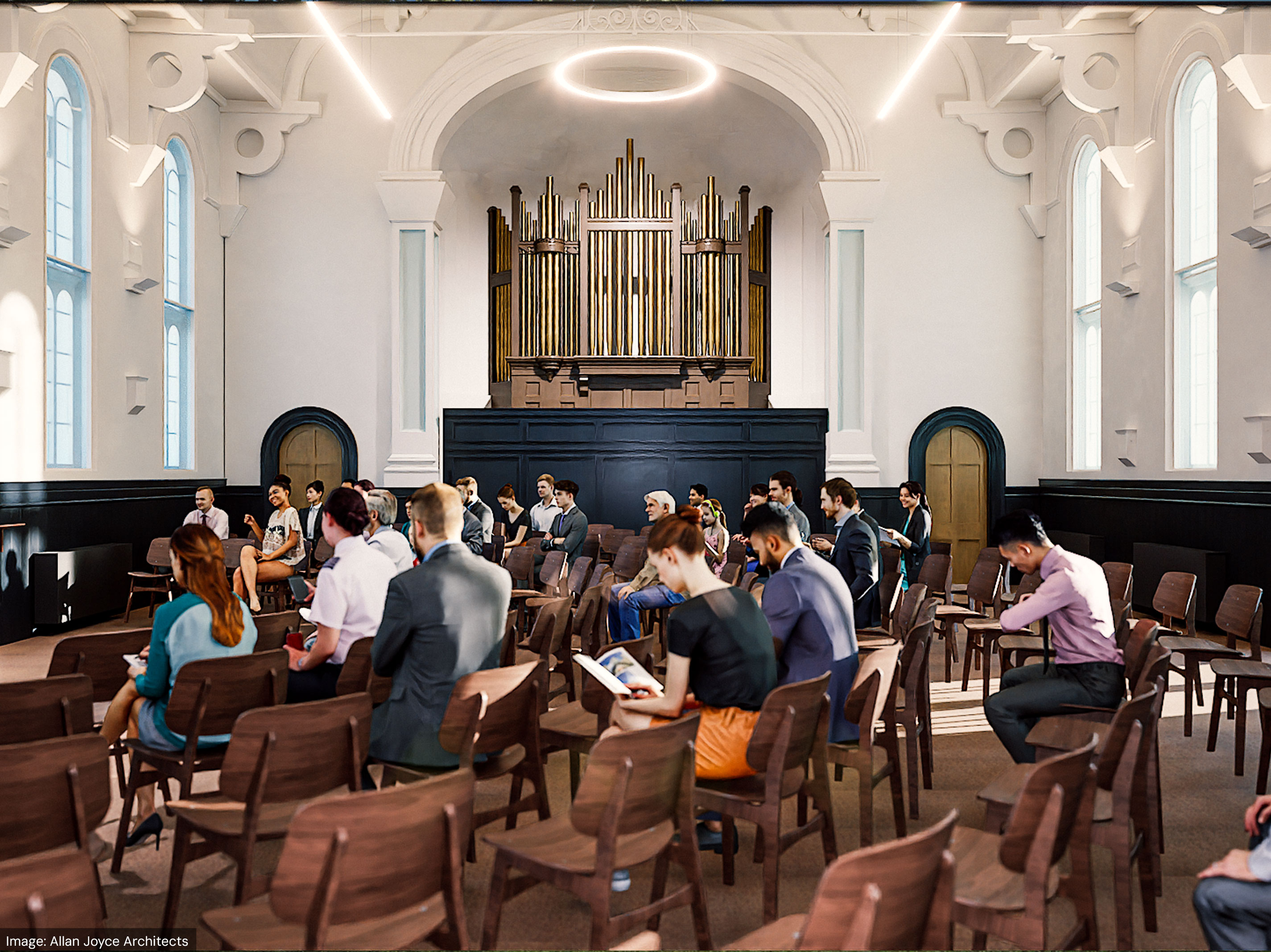 Artist's impression of Trinity Hall at The Link Centre Ashbourne Image Allan Joyce Architects