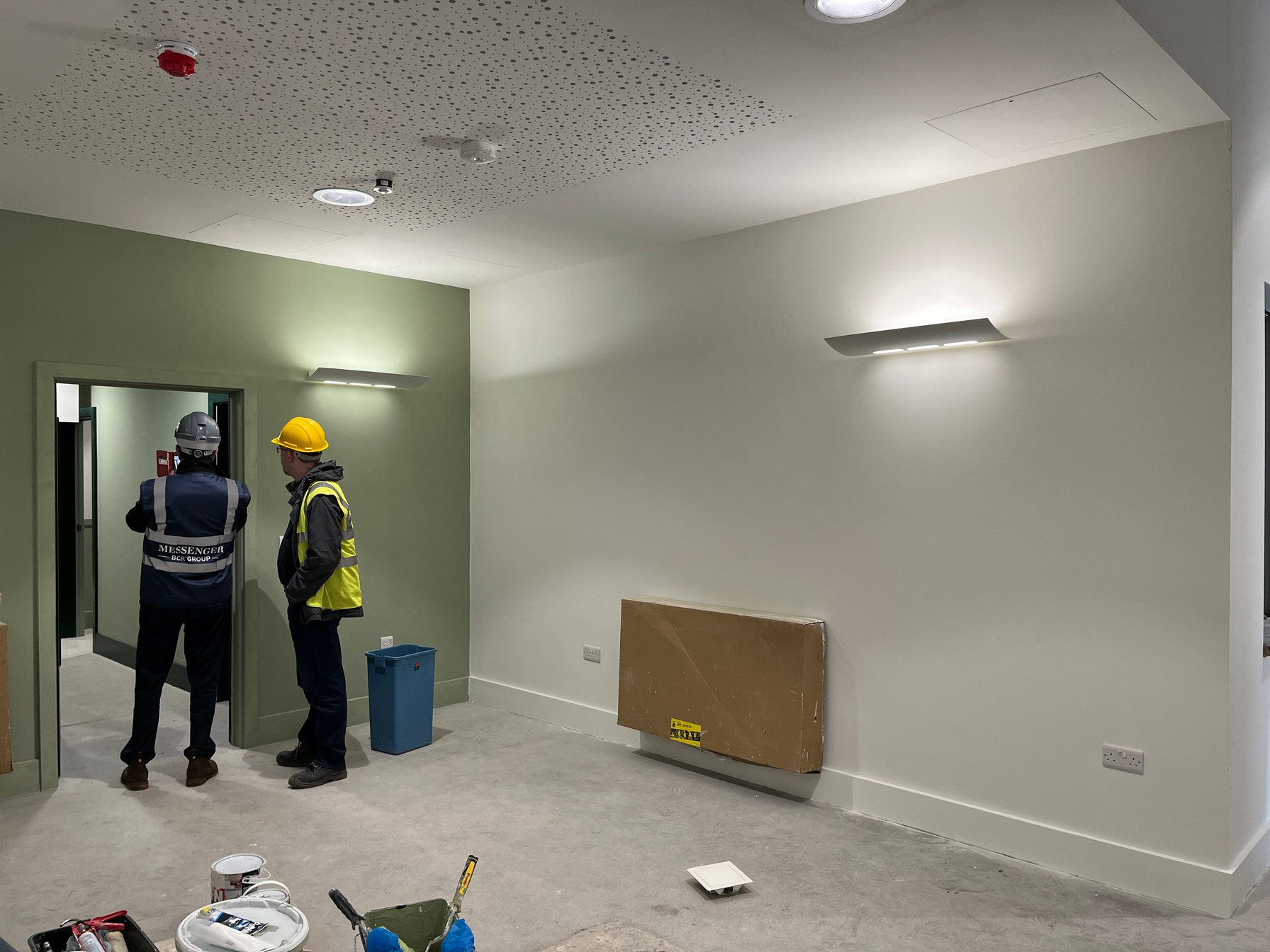 Decorating is complete in the Gateway Lodge dining area
