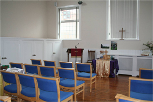 Brailsford Methodist Church interior