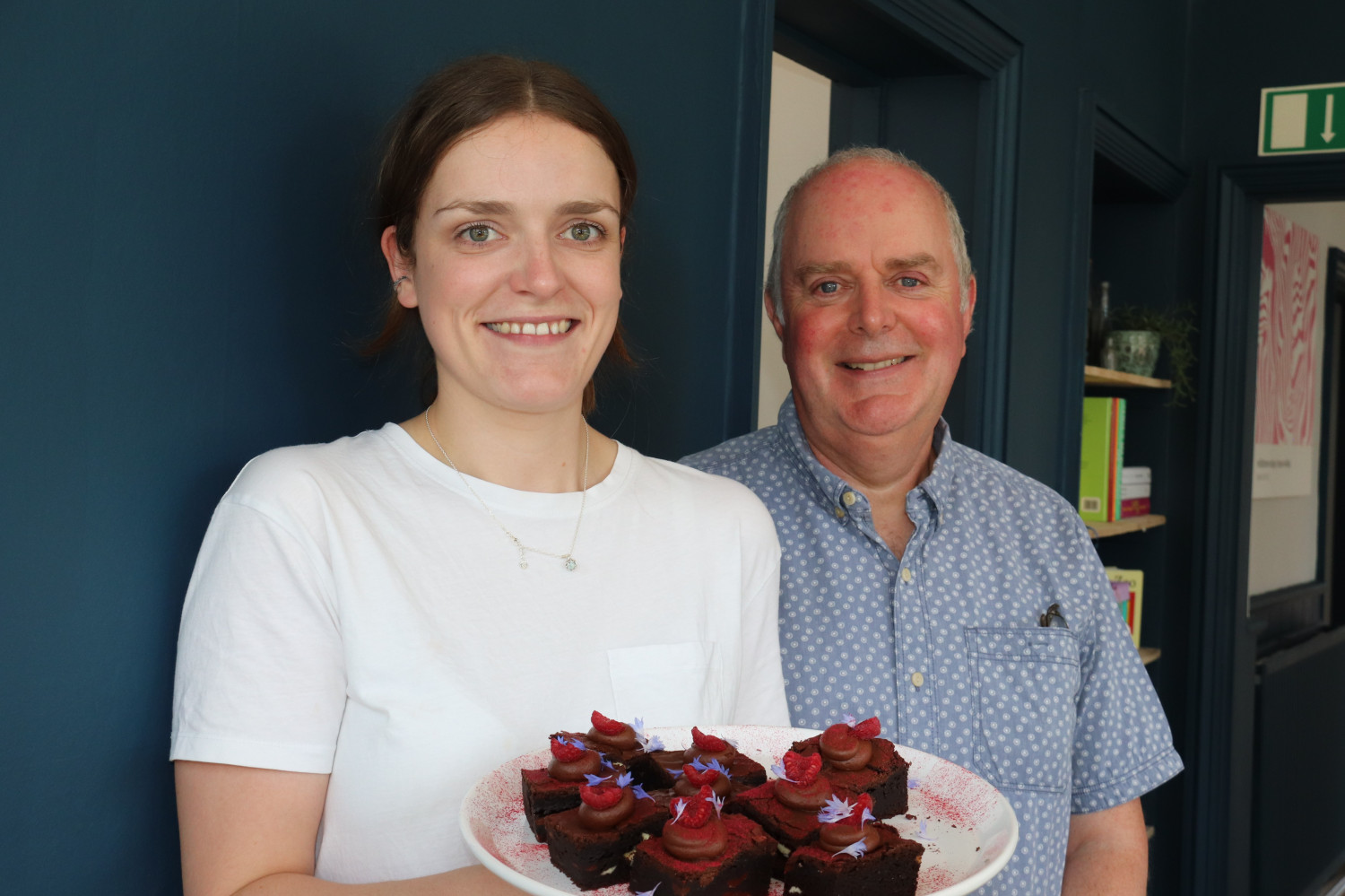 Photo of Beth & Paul who run the Cornerstone Coffee House Ashbourne