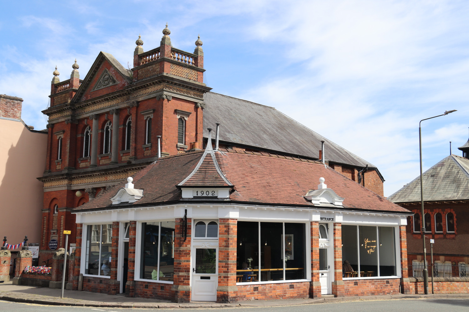 Photo of the outside of the Cornerstone Coffee House Ashbourne