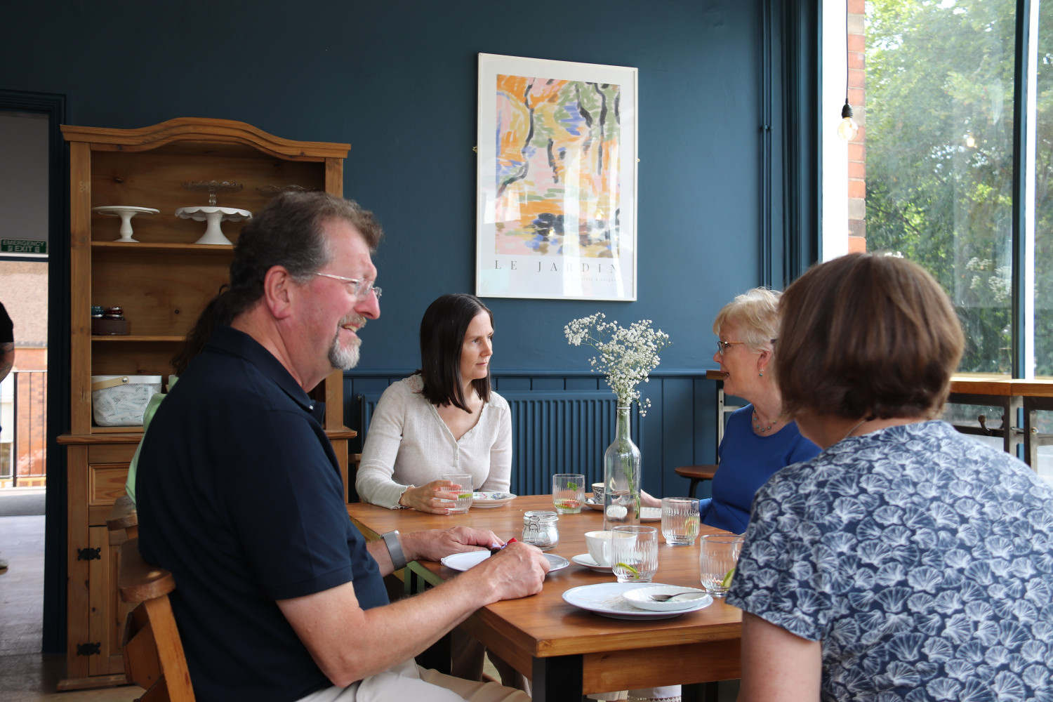 Photo of Beth & Paul who run the Cornerstone Coffee House Ashbourne