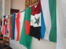 Some more of the flags at our world mission service