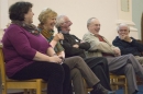 A panel of former pupils