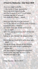 A Poem for Wednesday - Holy Week 2020